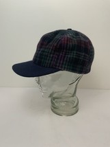 Vtg Thinsulate Plaid Hat P Brand Ear Flaps Quilted Lining Large Wool Ble... - £19.43 GBP
