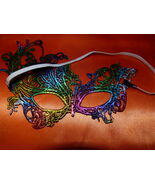 COLORFUL MASQUERADE FACE MASK Collectable Knick Knacks Decorative Party ... - €8,68 EUR