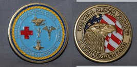 Navy Hospital Corps - Corpsmen United USN - 09-11 NEVER FORGET challenge... - $15.83