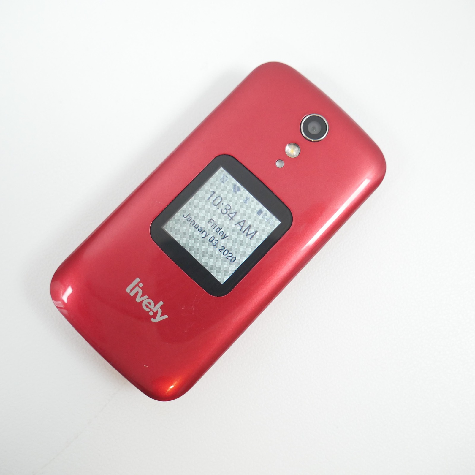 Primary image for Alcatel Lively Jitterbug 4053S Red Flip Phone