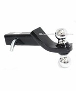 2&quot; Drop  3/4&quot; Raise Ball Towing Mount 1- 7/8&quot; &amp; 2&quot; Dual Trailer Hitch Ball - $29.47 CAD