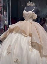 Luxury Quinceanera Dresses Applique Corset Ball Gown Prom Sweet 16 Dress - £230.97 GBP
