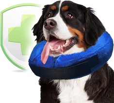 Primens Inflatable Dog / Cat Donut Cone Collar - Adjustable - (Blue) - XL - £27.42 GBP