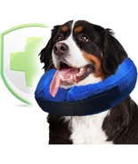 Primens Inflatable Dog / Cat Donut Cone Collar - Adjustable - (Blue) - XL - £27.64 GBP
