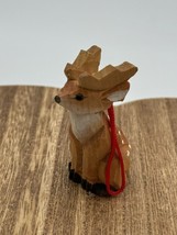 Little Wood Reindeer Christmas Ornament - $5.00