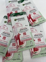 (6) Garnier Green Labs Replumping Serum Hyalu-Melon Sheet Mask ￼ - $221.67 MXN