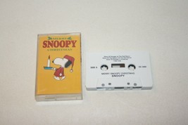 Merry Snoopy Christmas Audio Cassette Cartoon - £4.76 GBP