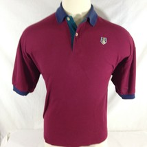 Express Mark by Chesterfield Polo Shirt Maroon Mens Size XXL Made in USA. - £7.75 GBP