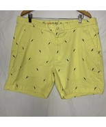 St. John&#39;s Bay Temp Flex 7&quot; Mens Chino Short Sizes 40, Yellow Toucan - $339.09 MXN