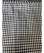 NEW COUNTRY CURTAINS BLACK &amp; IVORY CHECK STD PILLOW SHAMS 2 Shams + Ext ... - €34,24 EUR