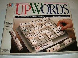 Upwords 3-D 3D Word Game 1988 Complete Board Vintage Up Words - £35.54 GBP