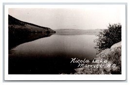 RPPC Nicola Lake Merritt British Columbia Canada UNP Postcard P21 - £4.91 GBP