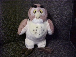 14&quot; Disney OWL Plush Toy From Winnie The Pooh Disney Store Stitch Patch On Foot - £78.68 GBP