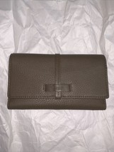 Hammitt Benjamin Trifold Olive Leather Trifold Wallet NWT - $113.84