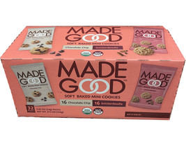 Made Good Soft Bake Snickerdoodle &amp; Chocolate Chip 32 Ct .85 Oz - £21.59 GBP