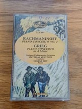 Stuttgart Philharmonic Orchestra: Rachmaninoff / Grieg Piano Concerto Cassette - £7.68 GBP