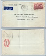 1949 AUSTRALIA Air Mail Cover - Geelong to Harrisburg, Pennsylvania USA J10 - £2.28 GBP