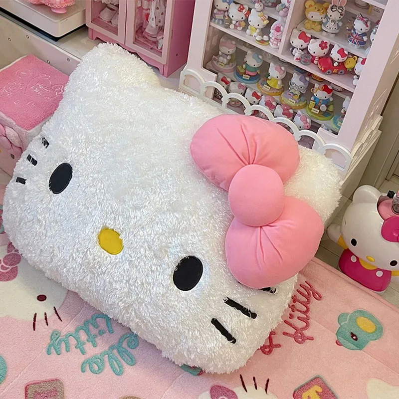 Cute Hello Kitty Throw Pillow Little Devil Kuromi Anime Doll Kawaii Cinnamoroll - £24.56 GBP+