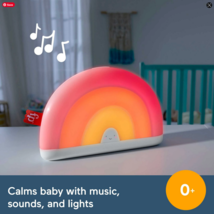 Fisher Price Soothe &amp; Glow Rainbow Childrens Nap Sound Light Music Machine - £23.69 GBP