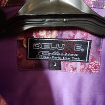 Deluxe Collection | Men's Purple Long sleeve Button down Casual Shirt | Sz. 3 image 4