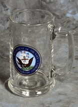 Department of the Navy United States of America Glass Beer Mug - £1.99 GBP