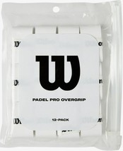 Wilson - WR8906501001 - Pro Overgrip Padel - Pack of 12 - White - $29.95