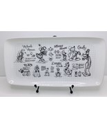 Serving Tray Disney Sketchbook Minnie Mickey Mouse &amp; Friends Sketch Plat... - £18.29 GBP
