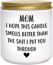 Mothers Day Gifts for Moms from Daughter Son 7Oz Lavender Scented Candles Birthd - £23.37 GBP
