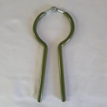 Vintage Wizard Jar Opener Wrench Avocado Green Sleeved Canning Tool Great Cond - £7.93 GBP