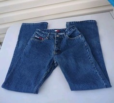 Tommy Hilfiger Women&#39;s Med Wash Hipster Flare Jeans Big Label Size 5 Vin... - £31.15 GBP
