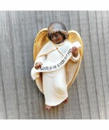 Annunciation Angel for Nativity, Nativity Figurines, Religious gifts, Ch... - $75.71 CAD