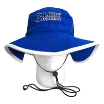 Evoshield Mississippi Glory Bucket Hat Blue Chin Strap Softball Sun Protect - £7.40 GBP