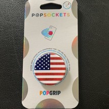 PopSockets PopGrip Phone Grip Phone Stand Collapsible Swappable Top Vintage Flag - £8.78 GBP