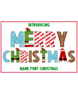 Christmas Font - $744.00 MXN