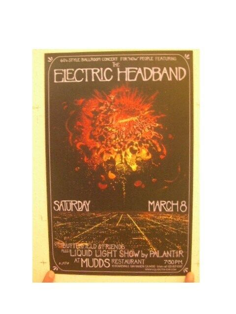 The Electric HeadBand Poster Head Band Silkscreen - $35.99