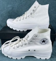 CONVERSE Chuck Taylor All Star Hi Lugged High Top Shoes White 565902C Wo... - £48.43 GBP