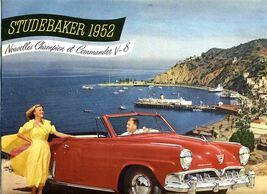 The NEW 1952 Studebaker Brochure in FRENCH Great Color Pictures All Models - $74.44
