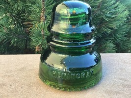 Hemingway #40 Insulator Olive Green Somewhat Scarce (As Is) - $22.44