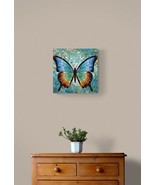 Butterfly Art Painting Mosaic, Colorful Rainbow Pattern Animal Nature Ca... - £16.34 GBP+