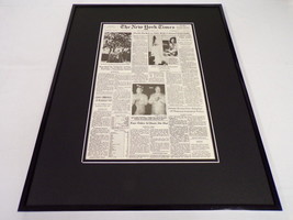 New York Times June 19 1983 Framed 16x20 Front Page Poster Sally Ride Ch... - $79.19
