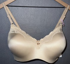 Maidenform Comfort Devotion Women’s 40D Lightly Padded Wireless Beige Br... - $19.34