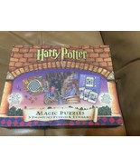 Harry Potter Magic Puzzle Used Incomplete 3 two-sided puzzles &amp; Magic cards - £4.64 GBP