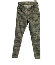 Old Navy Rock Star Skinny Jeans Womens  Size Mid Rise Military Camo Dist... - $11.56