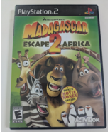 Sony PS2  Madagascar Escape 2 Africa Black Label  W/Manual - $20.84 CAD
