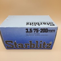 Zoom Lens Starblitz Macro-focusing Hi-tech Series 3.5/75-200mm For Pentax K - $15.99