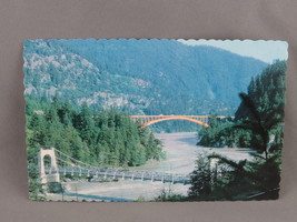 Vintage Postcard - Alexandria Twin Bridges Spuzzum BC - Dexter Press - $15.00
