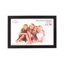 Inov8 British Made Traditional Picture/Photo Frame, Satin Black, 12x8 in... - $28.00