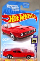 2019 Hot Wheels #2 HW Screen Time-007 4/10 &#39;71 MUSTANG MACH 1 Red w/Chrome AD Sp - £8.25 GBP