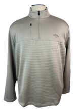 Callaway Golf 1/4 Zip Quilted Pullover Men&#39;s XXL 2XL Brown - EXCELLENT !! - $455.78 MXN