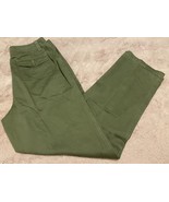 Womens St John’s Bay Capri Pants Green Size 10 - £12.48 GBP